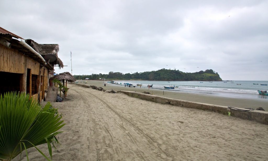 Best Beaches Image: Ecuador. A building sits right on the beach—sand is right outside of the door.