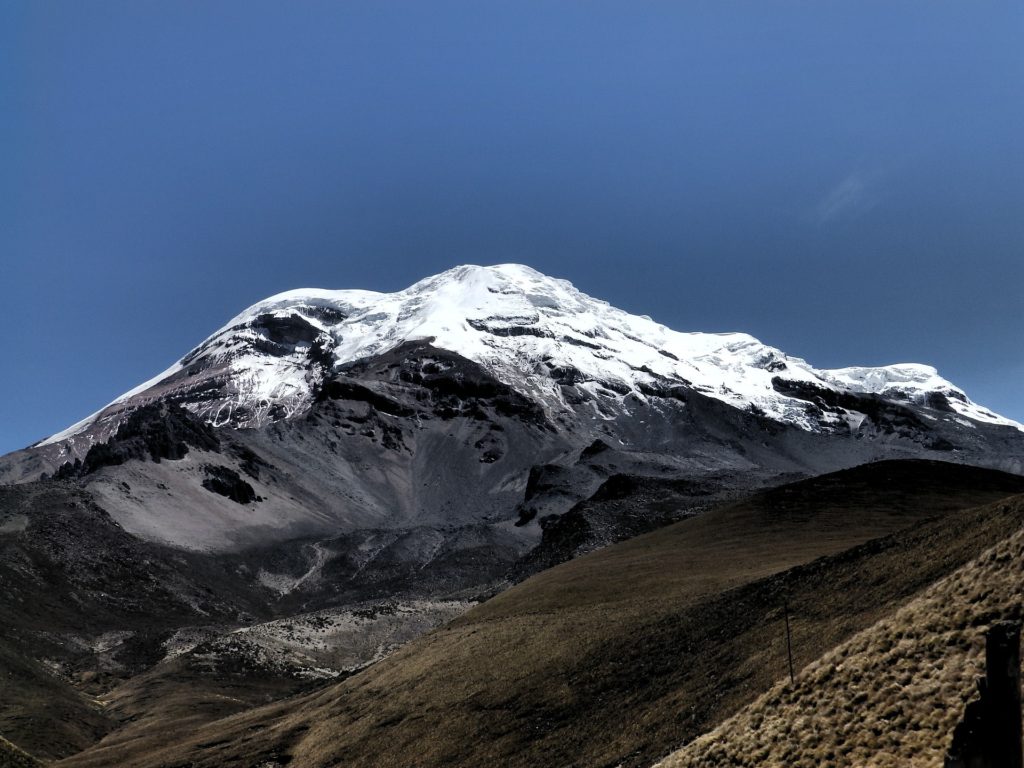 Best Time To Visit South America Image: A view of Ecuador's Chimborazo Mountain.