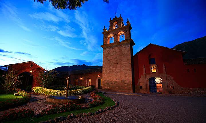 Most Romantic Hotels in Peru Image: The imposing exterior of San Agustin Monasterio de la Recoleta.